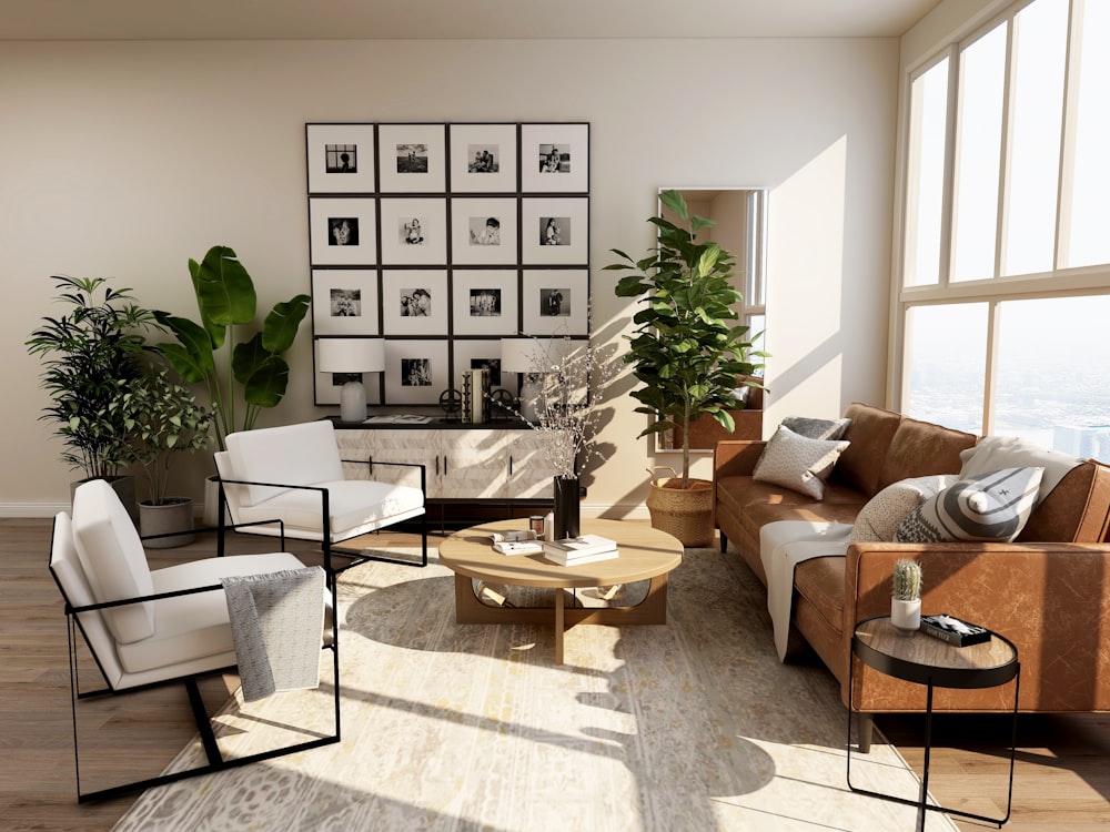 Grand Double-Height Living Room