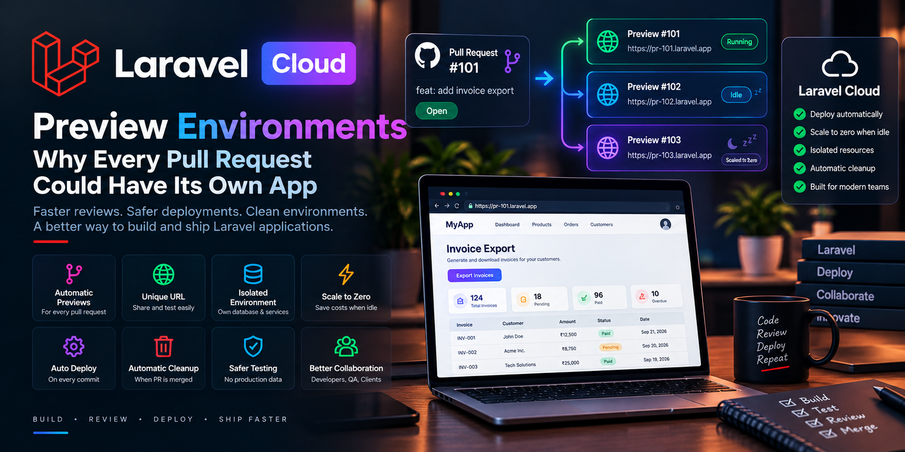 Laravel Preview Environments: Why Every Pull Request Could Have Its Own App